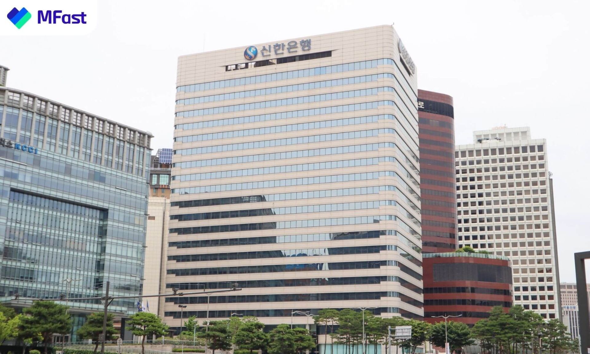 Trụ sở ngân hàng Shinhan Bank tại Hàn Quốc