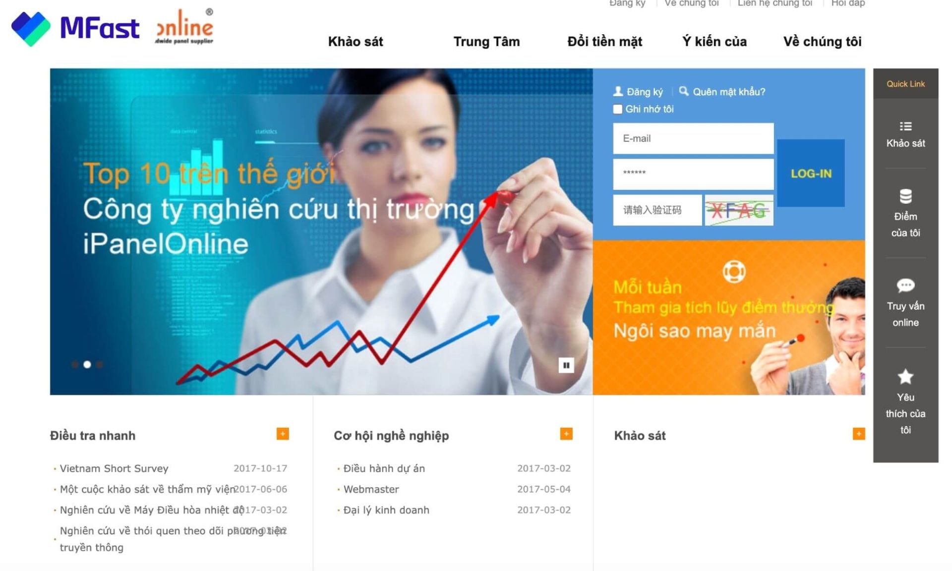 Khảo sát kiếm tiền với iPanelOnline Việt Nam