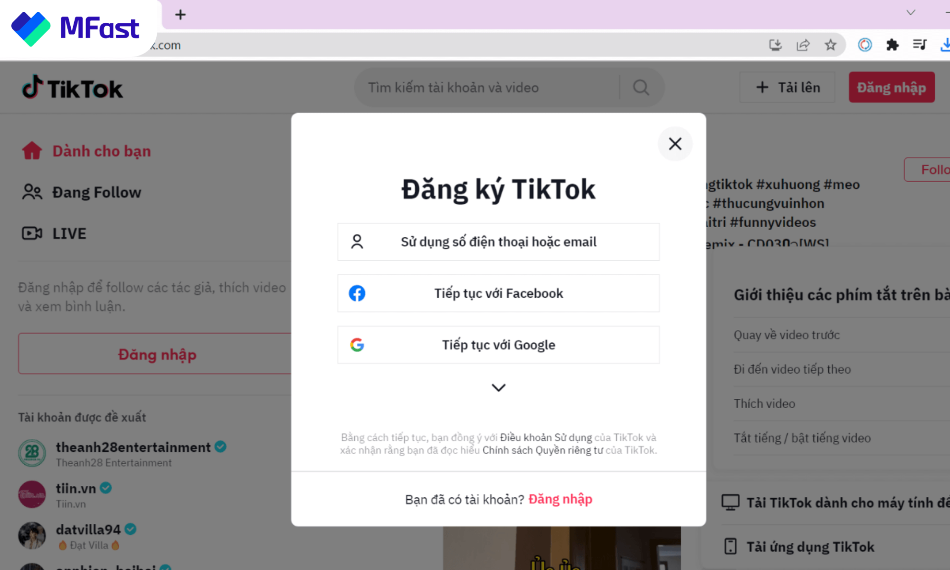 đăng ký affiliate tiktok 